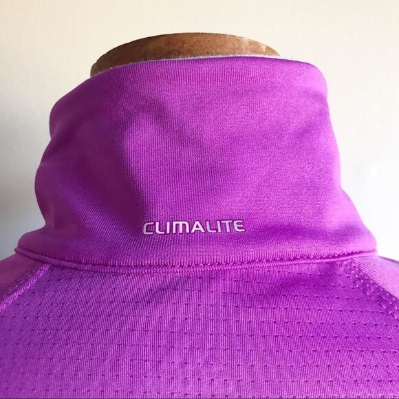 Adidas Purple Full Zip Light weight Jacket - Picture 6 of 8